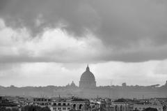 St. Peter's Basilica viewed from Pincio Hill