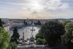 View of Rome from Pincio, Italy