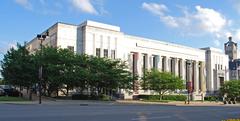 Old US Post Office building in Nashville with classical architecture