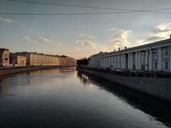 Anichkov Bridge over the Fontanka River in Saint Petersburg