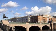 Anichkov Bridge in Saint Petersburg