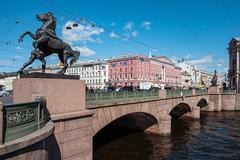 Anichkov Bridge in Saint Petersburg