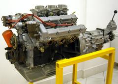 FIAT Dino 2400 engine on display at Museo dei Motori