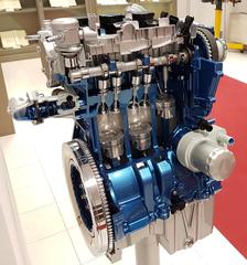 Ford EcoBoost engine displayed at Museo dei Motori