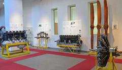 Aviation engines from the Great War displayed at Museo dei Motori