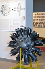 Siemens Halske Sh.IIIa aero engine 1918 on display