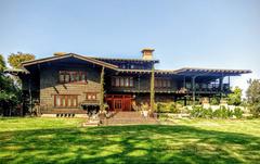 exterior view of the Gamble House in Pasadena