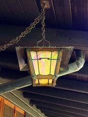 a lamp at the Gamble House in Pasadena