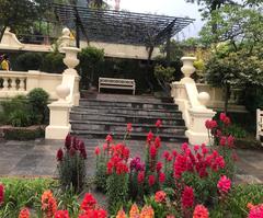 scenic view from the Garden of Dreams in Kathmandu, Nepal