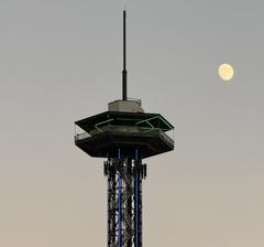 Gatlinburg Space Needle and moon