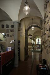 Casa Museo Ivan Bruschi entrance with artifacts on display