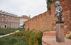 Warsaw Old Town with colorful buildings and historic architecture