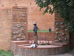 The Little Insurgent Monument in Warsaw