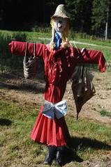 Scarecrow at Giardino Botanico Alpino Viote