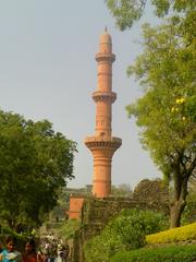 Daulatabad Fort main gate with ancient architecture and tourists