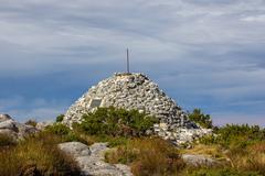 Table Mountain in Cape Town with a clear blue sky