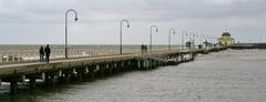 St Kilda beach and skyline view