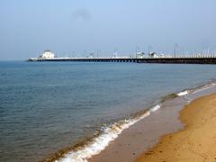 St Kilda Pavillion and pier seen from the south