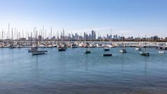 Royal Melbourne Yacht Squadron Marina in Melbourne, Victoria, Australia