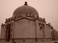 Rear view of ASI monument