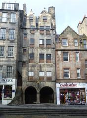 Gladstone's Land on Lawnmarket in Edinburgh