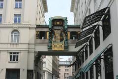 Ankeruhr clock in Vienna's Innere Stadt district