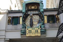 Ankeruhr clock in Vienna, Austria