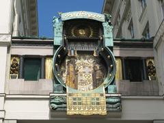 The Anchor Clock in Vienna's Hoher Markt