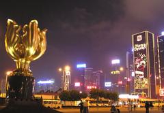 Golden Bauhinia Square in Wan Chai, Hong Kong