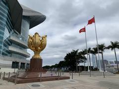 Golden Bauhinia Square in Hong Kong