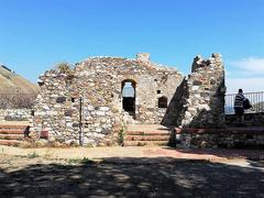 Castello di Mola in Castelmola, Italy, northern view