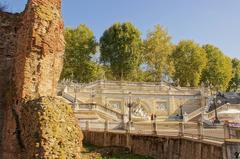 Photo of a monument in the Giardino della Montagnola in Bologna, Italy