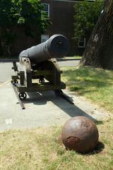 Cannon on Governors Island in New York