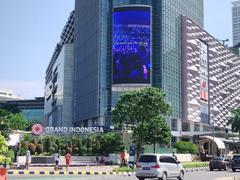 Front view of Grand Indonesia Mall in Central Jakarta