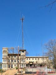 Grant Park in Atlanta with historic stockade building