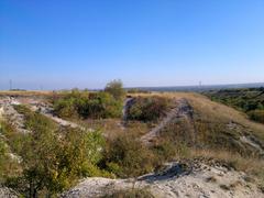 view of a stonemine with a rocky landscape