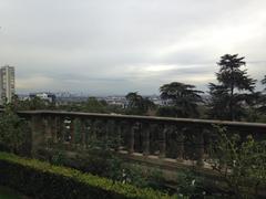 View of downtown Los Angeles from Greystone Mansion