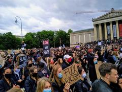 Black Lives Matter demonstration in Munich on June 6, 2020