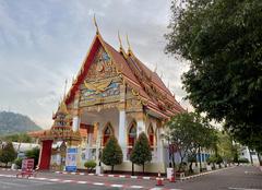 Wat Mongkhon Nimit Buddhist temple in Phuket, Thailand