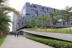 Guangdong Provincial Museum new building in Guangzhou Zhujiang New Town