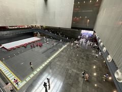 First floor of Guangdong Museum look down view