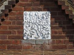 Arts and crafts plasterwork at Winterbourne House