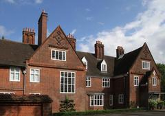 Winterbourne House in Birmingham with lush green garden