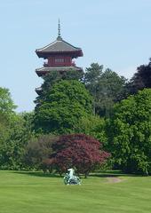 Japanese Tower at Museums of the Far East, Laeken, Brussels