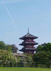 Japanese tower in Museums of the Far East complex