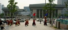 Gatekeeper Patrol ceremony at Gyeongbokgung Palace in Seoul