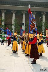 Chwitadae, The Korean Traditional Marching Band playing instruments outdoors