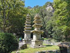 Seven Story Stone pagoda of Cheongnyangsaji Temple site