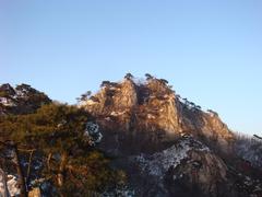 Kyeryongsan National Park in autumn with colorful foliage