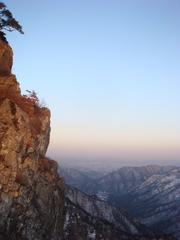 Kyeryongsan mountain landscape in South Korea